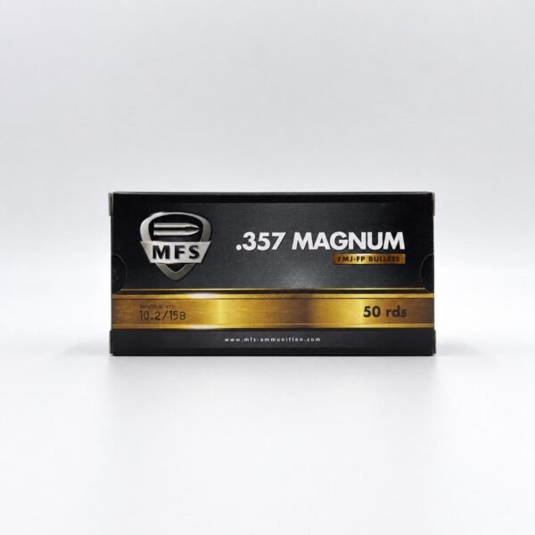 MFS-.357-Magnum-10.2g-50-Schuss MFS .357 Magnum FMJ-FP Munition, 10,2g, 158 gr, 50 Schuss